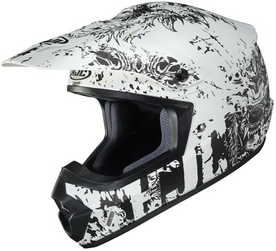 HJC CS-MX2 Motocross Helmet Creeper White Gray XXXL 3XL 3X ATV CSMX CS-MX II