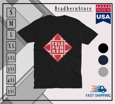 Telefunken Elektroakustik Logo T- Shirt made in usa