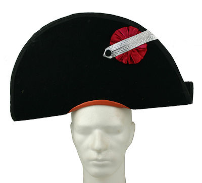 Bicorne Hut Hat de Napoleon Zweispitz Waterloo Larp Reenactment sca  L161