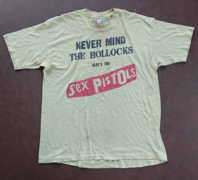 Vintage Sex Pistols T Shirt Circa Early 1980s Signal Single Stitch NMTB