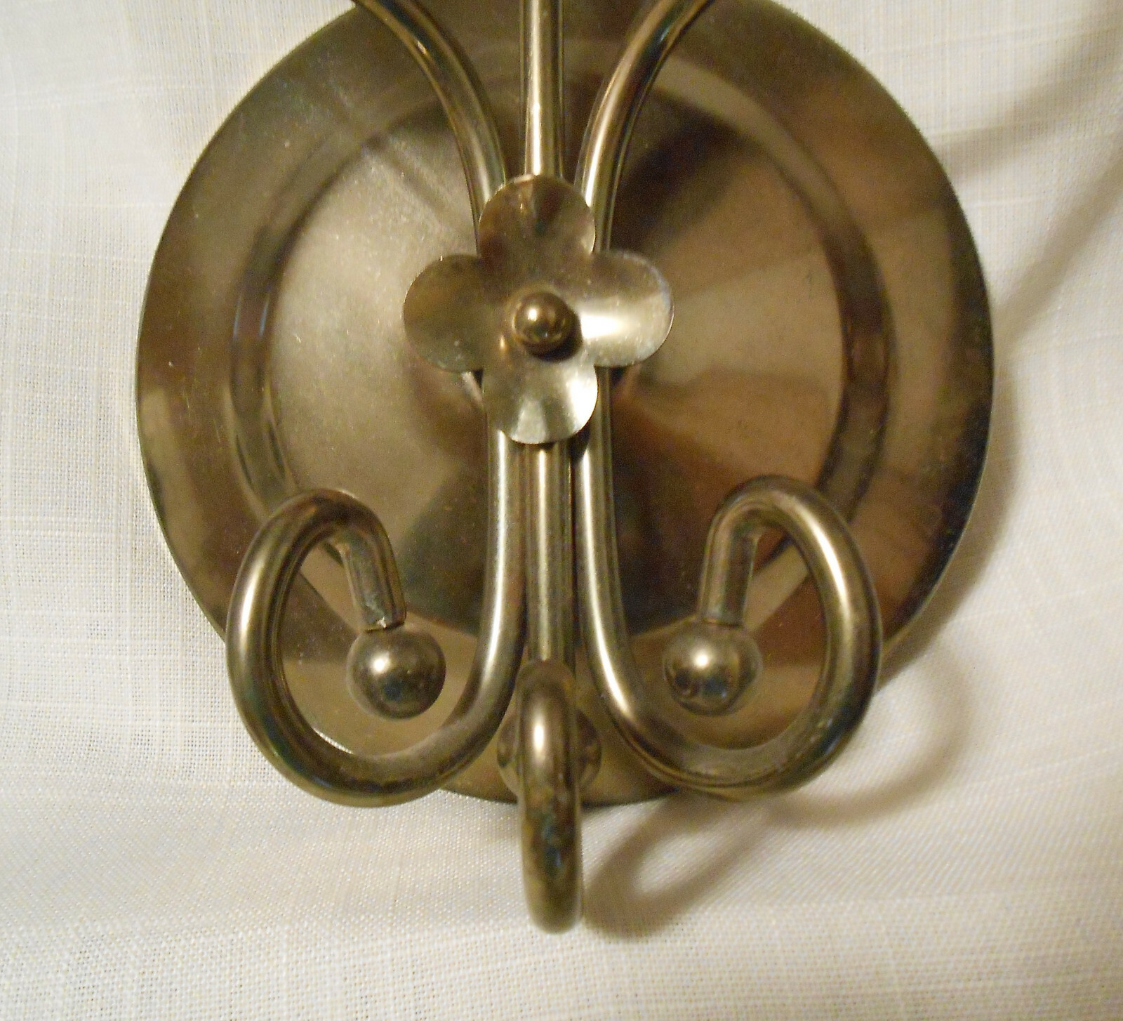 Brass Wall Sconce Candle Holder