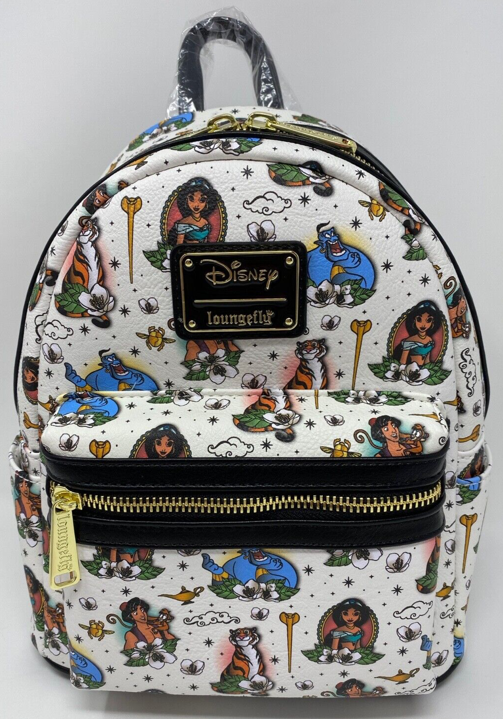 NWT Loungefly Disney ALADDIN AOP Tattoo EXACT Mini Backpack