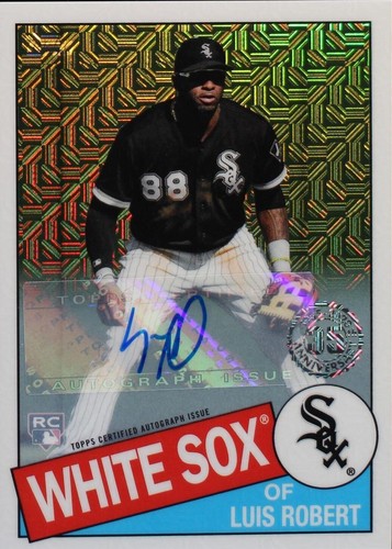 2020 Luis Robert Topps Silver Pack Baseball RC #48 Series 2 Graded