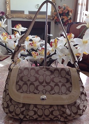 COACH バック COACH F37609 Shoulder Bag logo Nylon canvas Leather | eBay