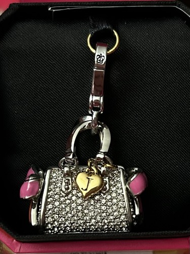 New Juicy Couture Pave Daydreamer Charm 4 Bracelet, Necklace