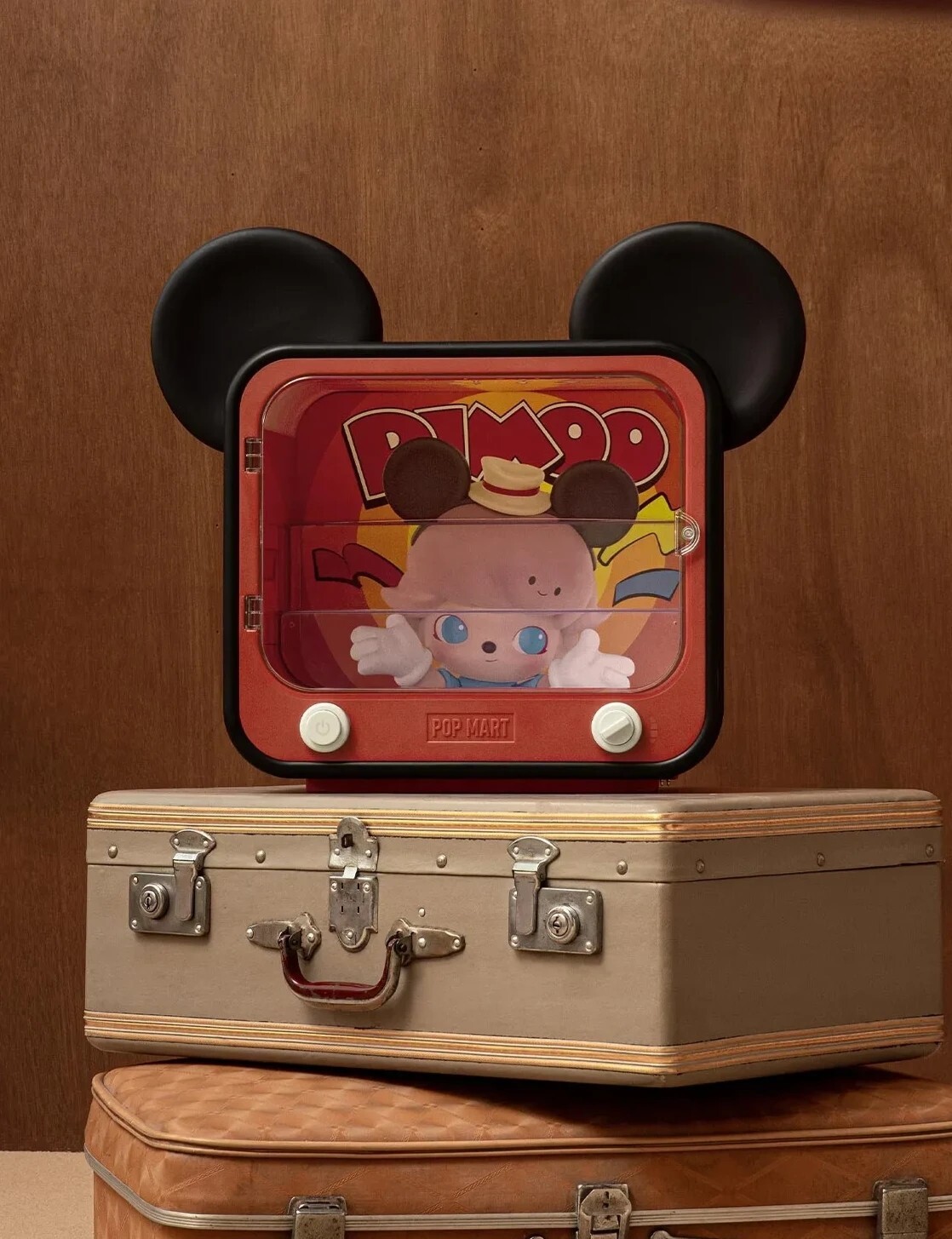 DIMOOWORLD×DISNEY TV set ルミナスディスプレイ Amazon.com: POP MART DIMOO World × Disney Series-TV Set
