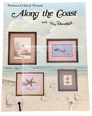 Barbara & Cheryl Presents Along the Coast Ray Davenport Cross Stitch Booklet