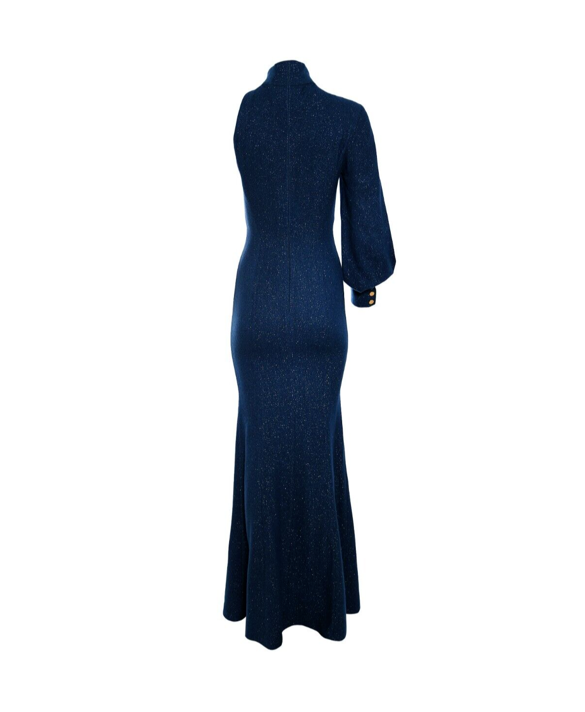 ADIBA ADIBA DESIGNER GALAXY BLUE LONG DRESS SIZE S