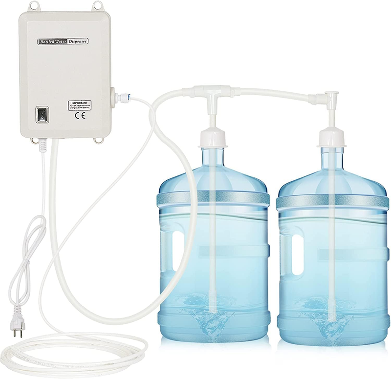 Bottle Water Dispenser Pump System, 20Ft 110V AC US Plug High Flow Bottled Water