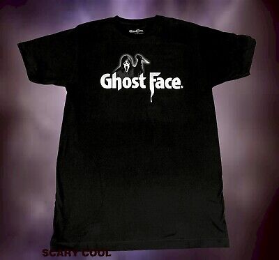 New Scream Ghostface Horror Movie Black 1996 Mens Vintage T-Shirt