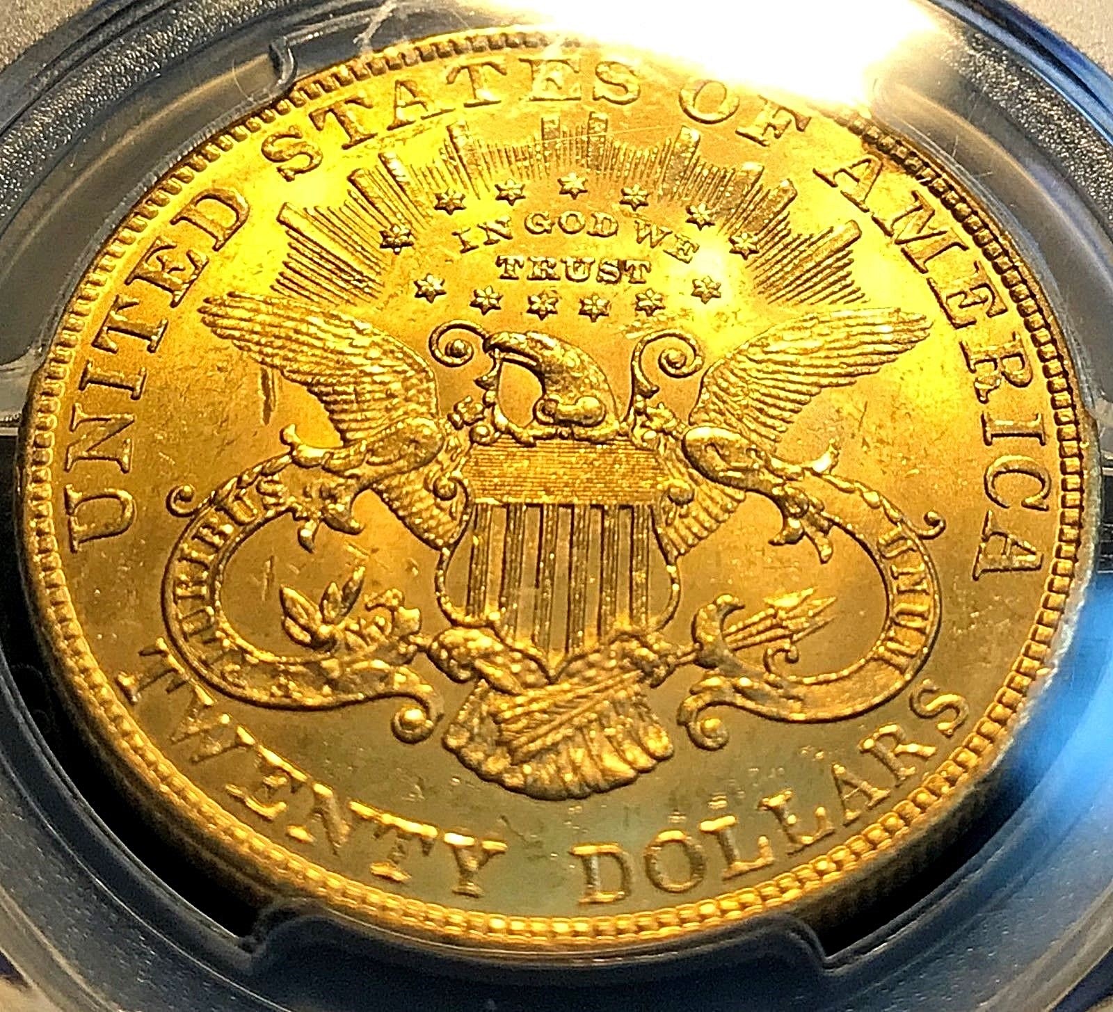 1904 $20 Gold Liberty PCGS MS62 Flashy CHN