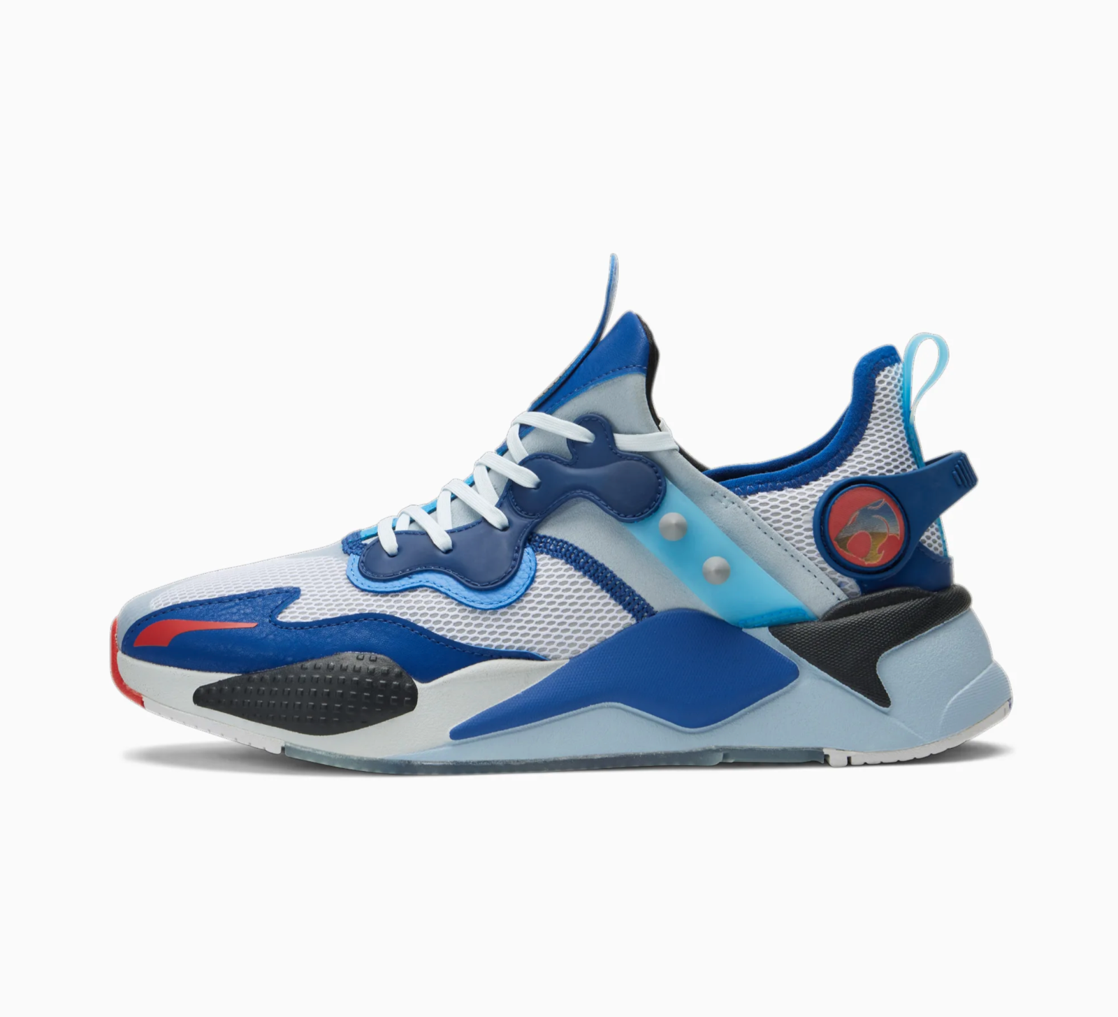 Pre-owned Puma X Thundercats Panthro Rs-x T3ch Clyde Royal Blue Harbor Mist White Red Rsx