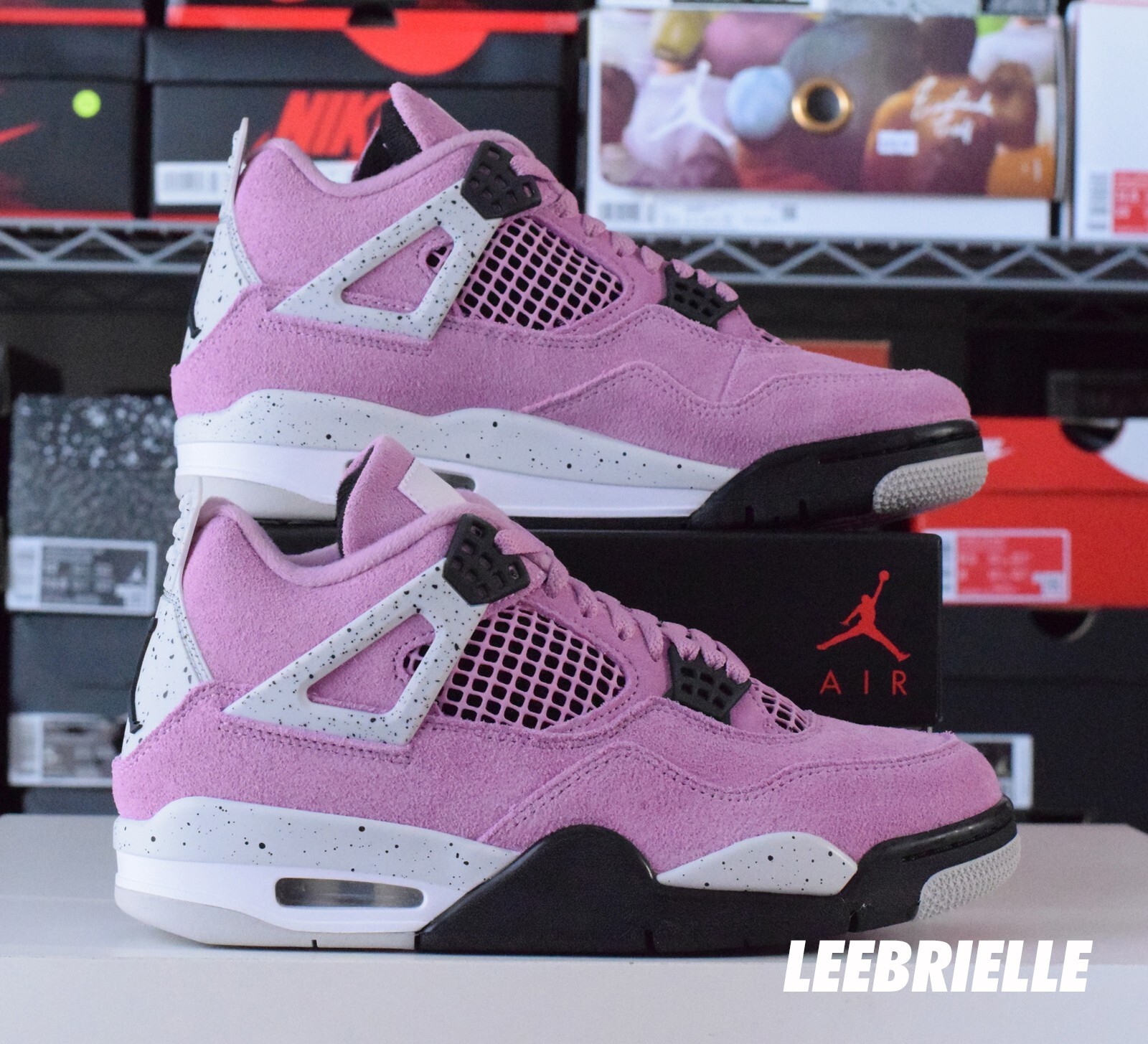 Pre-owned Jordan Womens Size - Nike Air  4 Retro Orchid Pink Aq9129-501