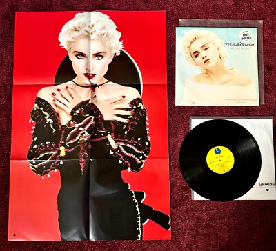 MADONNA MINT LOOK OF LOVE PROMO POSTER EDITION HYPE YOU CAN DANCE SIRE ENGLAND
