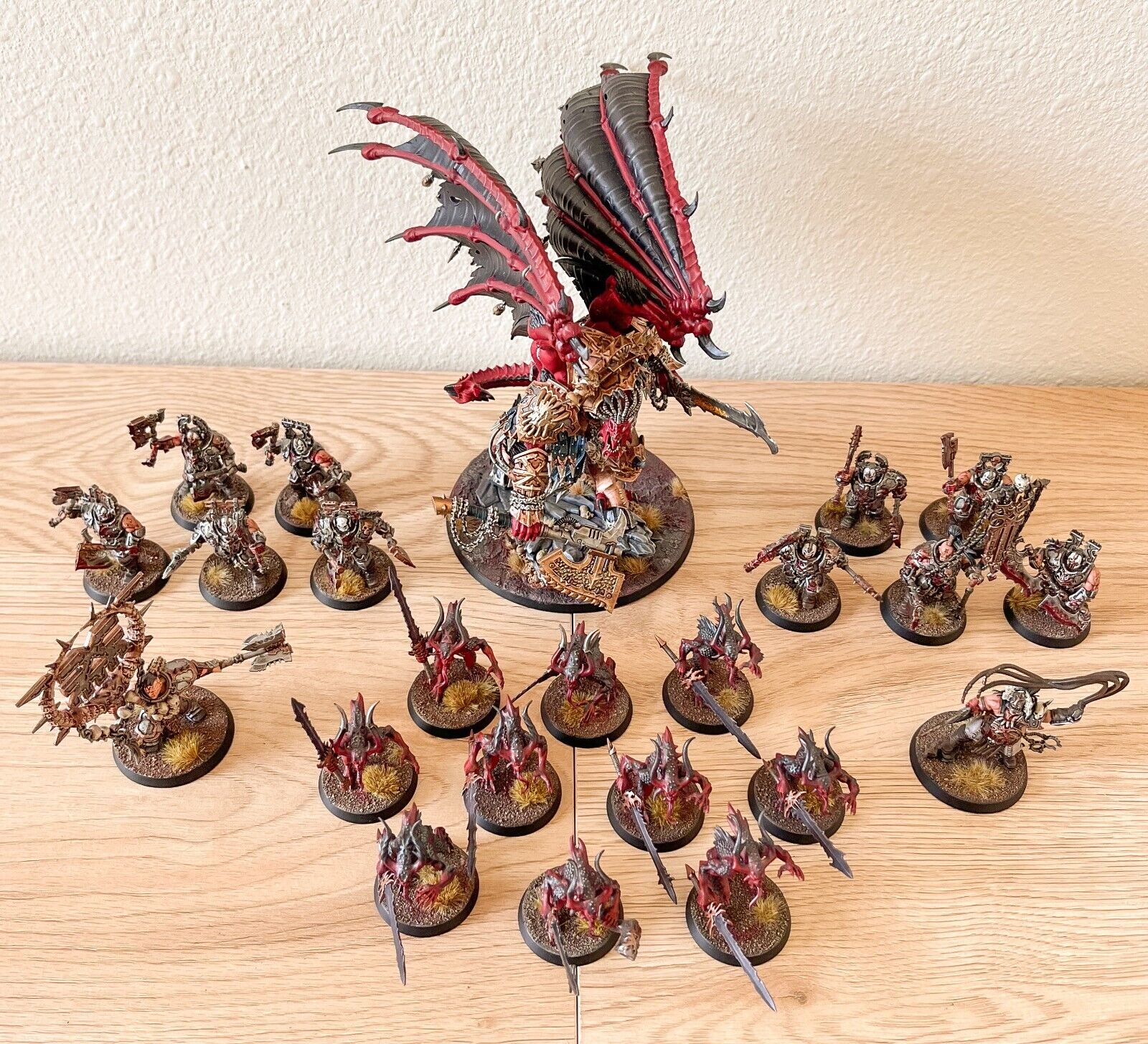 Warhammer Age Of Sigmar - Painted Blades Of Khorne Army Warhammer Age Of Sigmar - Painted Blades Of Khorne Army