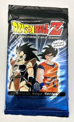 DBZ DragonBall Z Saiyan Saga CCG Booster Pack (2000)  Factory Sealed