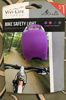 New Fixio Bike Cycling Round Frog LED Front Head Rear Light Waterproof Blue