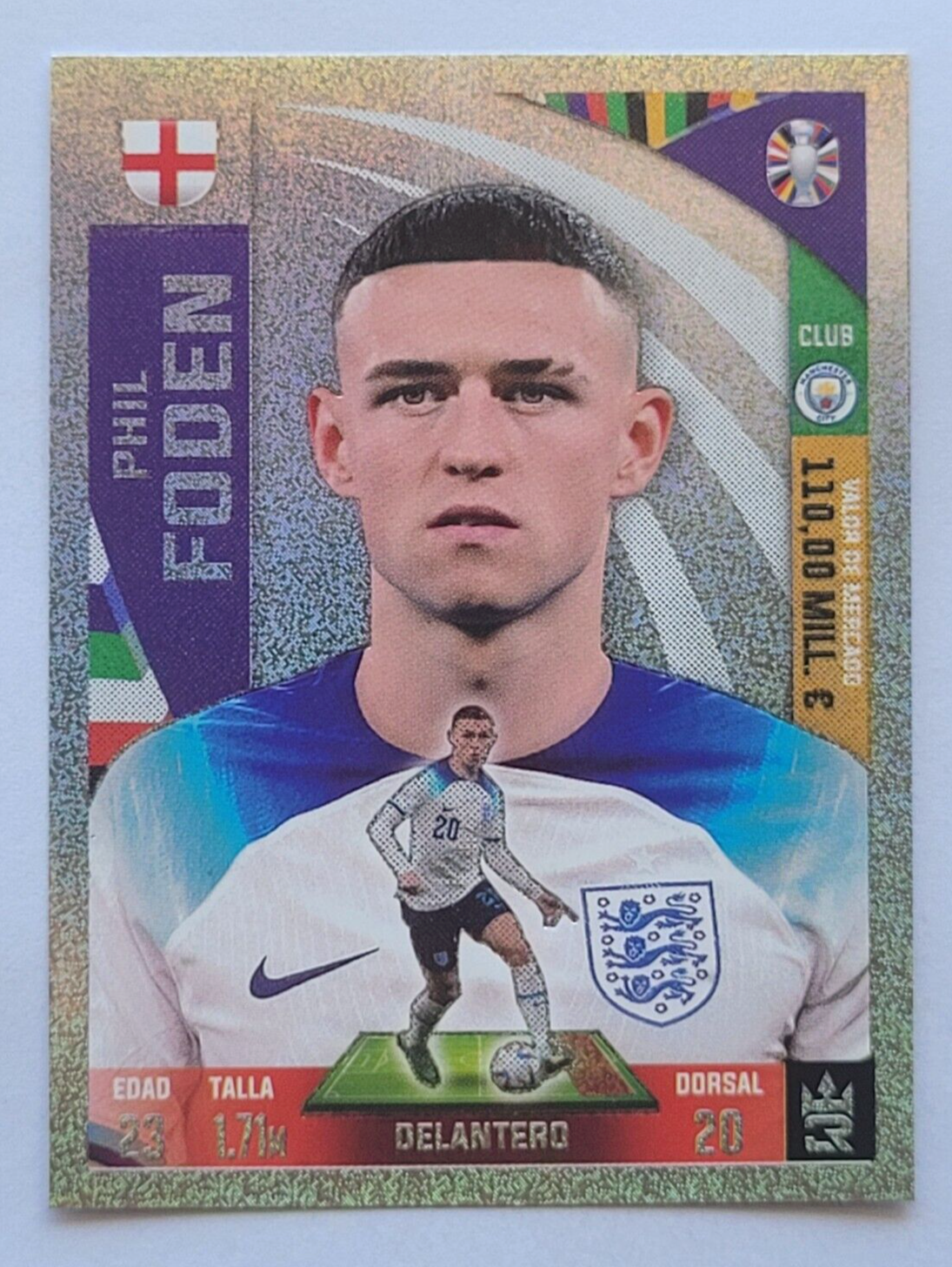 EUROCUP GERMANY 2024 3R Sticker #345 PHIL FODEN England