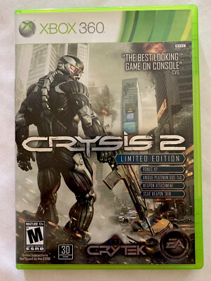 Crysis 2 - Limited Edition (Microsoft Xbox 360, 2011) - Complete