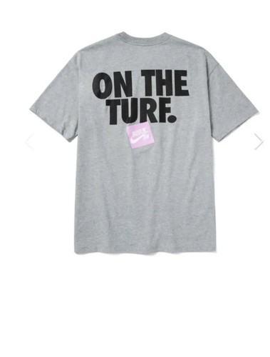BORN X RAISED + NIKE SB ON THE TURF TEE: HEATHER GREY - Size