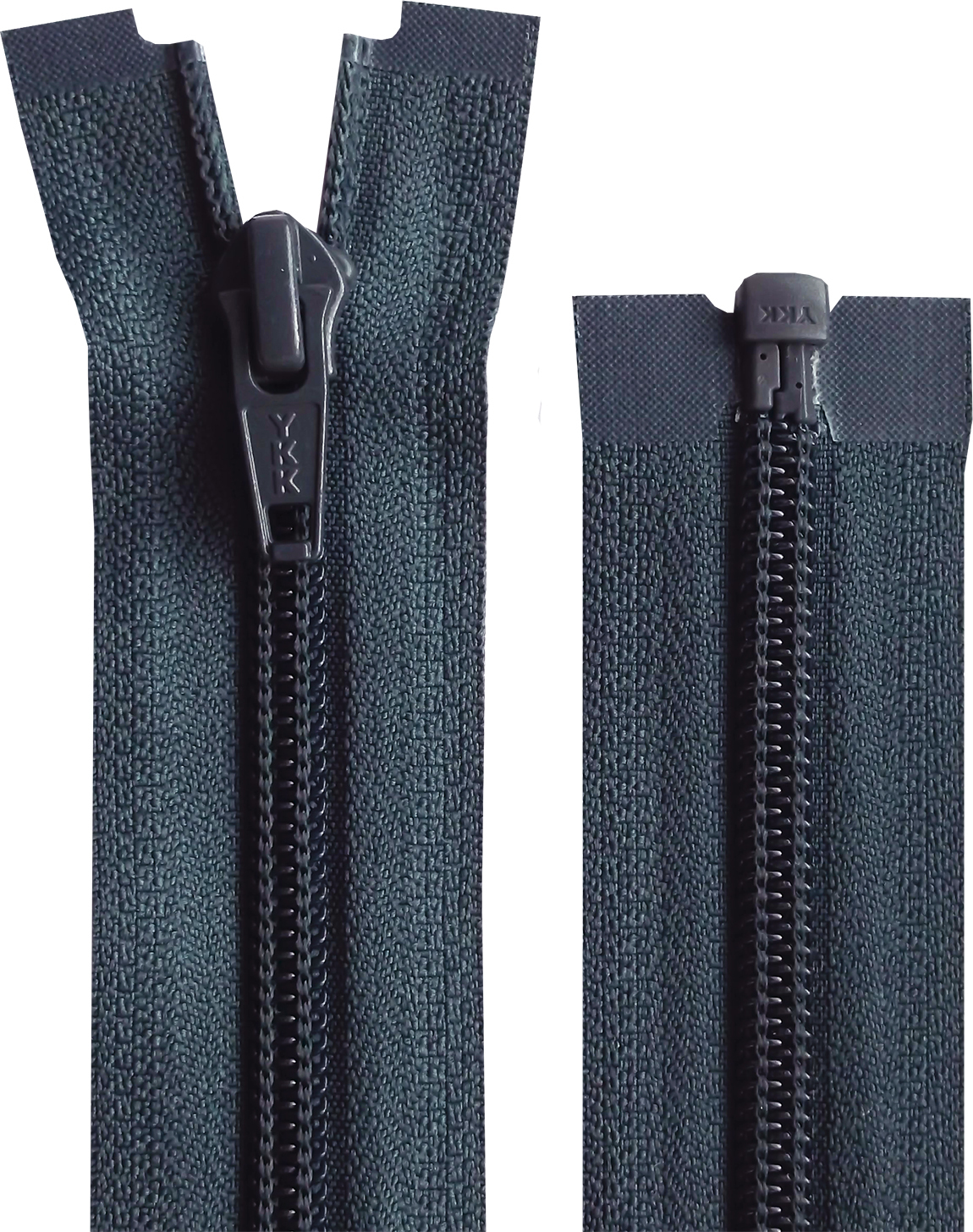 Dark Grey YKK 10-36 Inch (25cm-193cm) OPEN END Nylon Zip | eBay