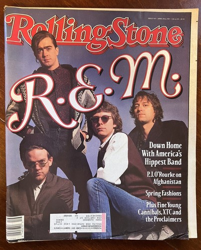 Rolling Stone Magazine April 20 1989 No 550 R.E.M. Cover PJ
