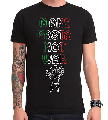 * Легальная * Футболка унисекс из аниме Hetalia Italy Make Pasta Not War #59812