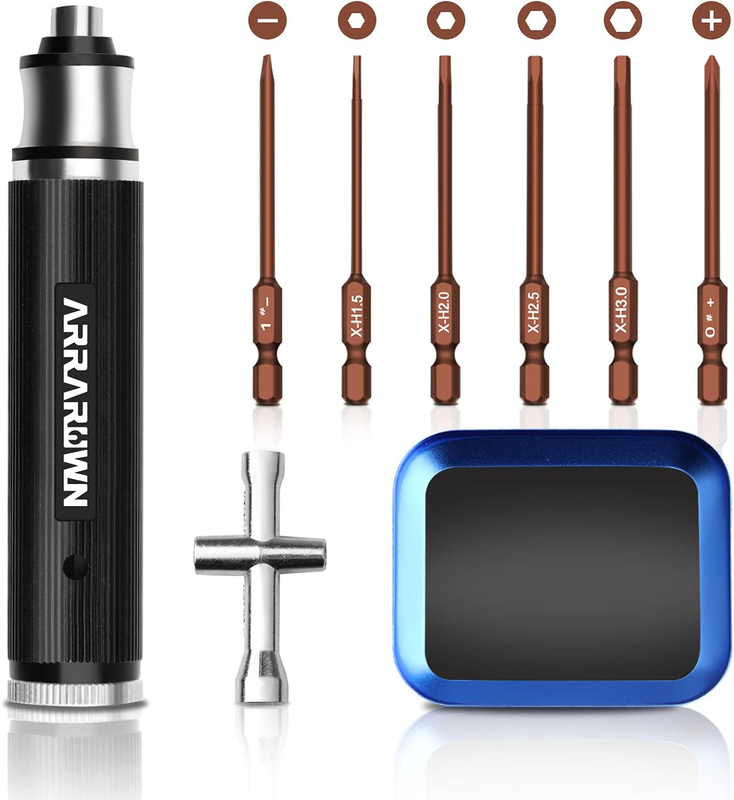 Tool Kit 6 In 1 Hex Screwdriver Set With Tray,cross Wrench H