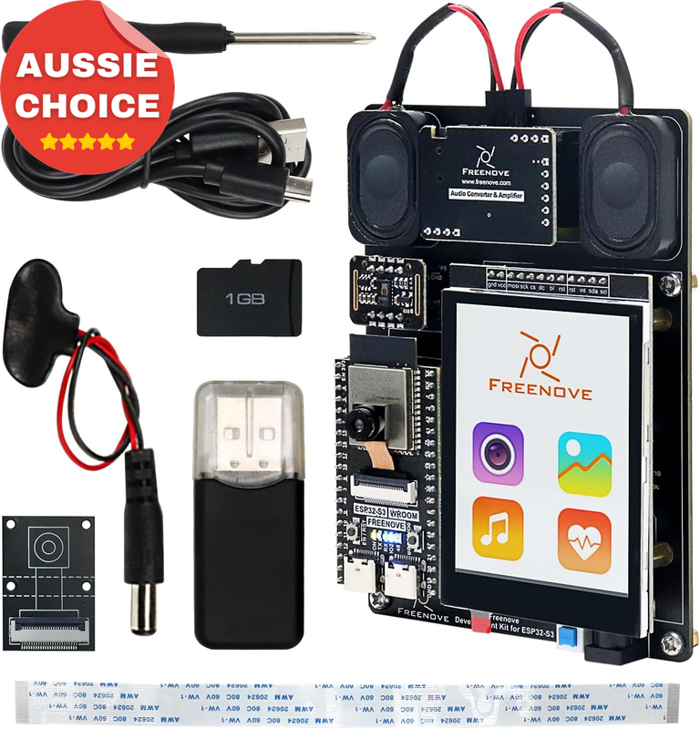 ESP32 S3 CAM Kit Dual-Core Microcontroller Touch Screen Camera Sensor