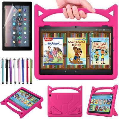 Case For Amazon Fire HD 10 Inch 13th Gen 2023 Kids EVA Handle Case Cover Stand