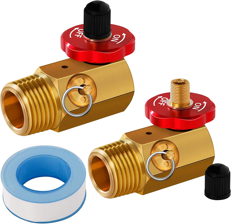 2 Pack Air Tank Manifold with Fill Port - Aluminum for Air Compressor, 1/2 NPT