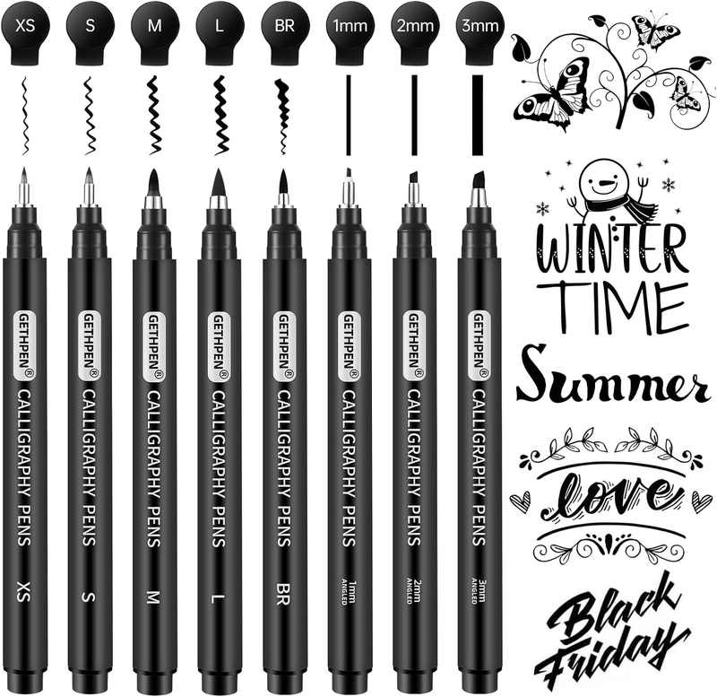 Calligraphy Pen,Calligraphy Pens for Writing, Brush Pens Calligraphy Set for Beg