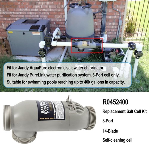 R0452400 Salt Water Cell Replacement PLC 1400 For Zodiac