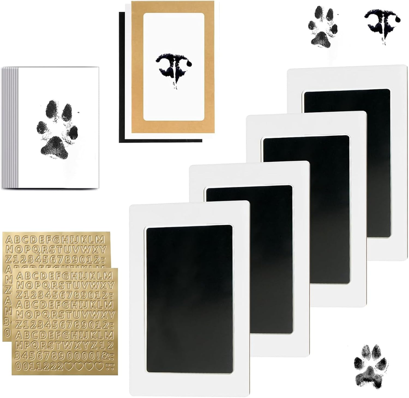 Inkless Paw Print Kit,Dog Paw Print Kit,Dog Nose Print Kit,Clean Touch Ink Pads