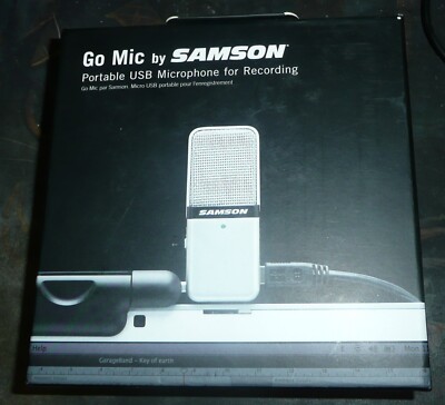 NEW Samson Go Mic - Portable USB Microphone for Recording SAGOMIC