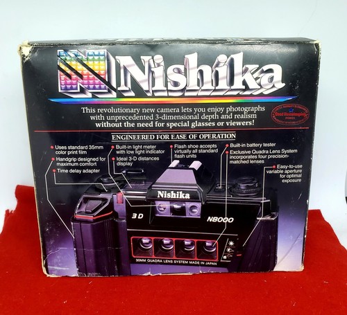 Brand New Nishika N8000 35 mm Quadrascopic Stereo 3D