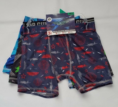Top Gun Boys Size 10 L Boxer Briefs, 3 Pack MultiColor,  New w/ Tag! A16