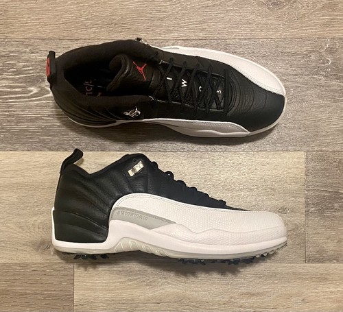Nike Air Jordan XII 12 Low Golf Playoff Black White DH4120