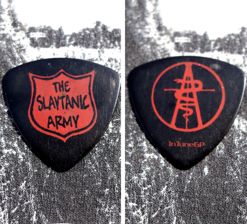 SLAYER - Tom Araya 2007 Tour Guitar Pick ~ The Slaytanic Army 🔥🔥