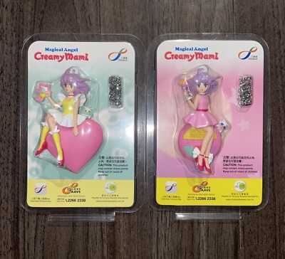 2 Magical Angel Creamy Mami Sold Adult Octopus Ornament Keychain Figure New Rare
