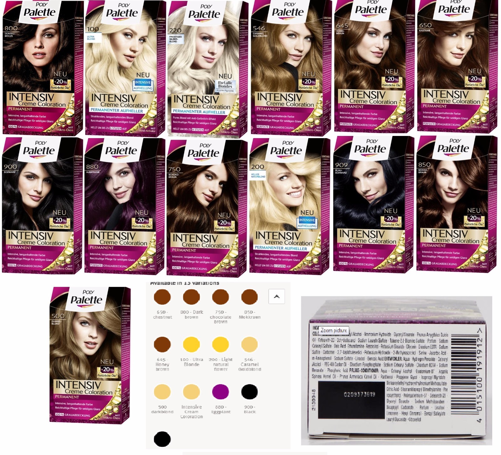 Краска Palette Poly Intensive e29 blond