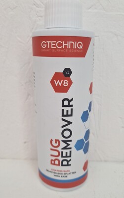 Gtechniq W8 Bug Remover 250ml | Effortless Bug & Grime Dissolution for Pristine