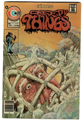Creepy Things # 3  (5.5) 12/1975 Charlton Bronze-Age Bizarre Horror 25c  