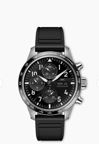 Pre-owned Iwc Schaffhausen Iwc Pilot's Performance Chronograph Amg 41 Iw388305 Watch Titanium 2024