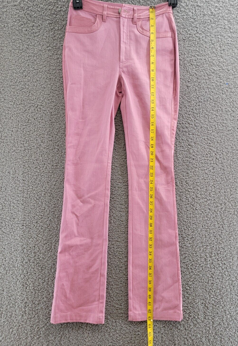 Cinq à Sept Presely Mid-Rise Straight-Leg Pants Women's 00 Quartz Button Zip - Picture 8 of 17