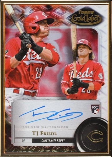 2022 Topps Gold Label - T.J. Friedl #FA-TF