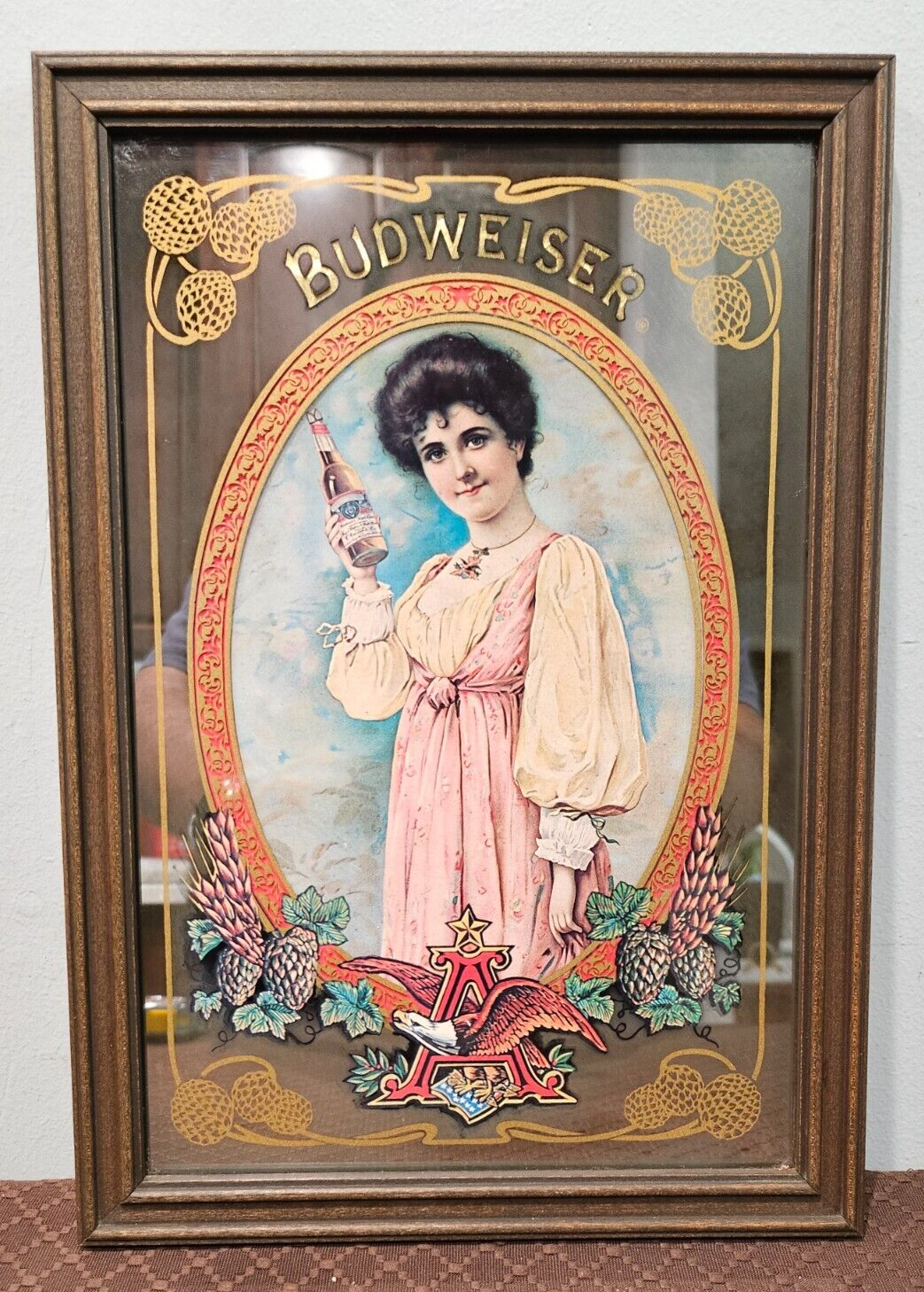 レア 1969年 MILLERS BEER ニードルポイント 広告 サインボード