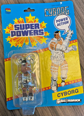 Cyborb Bearbrick Super Powers Medicom Be@rbrick 100% Vinyl NEW