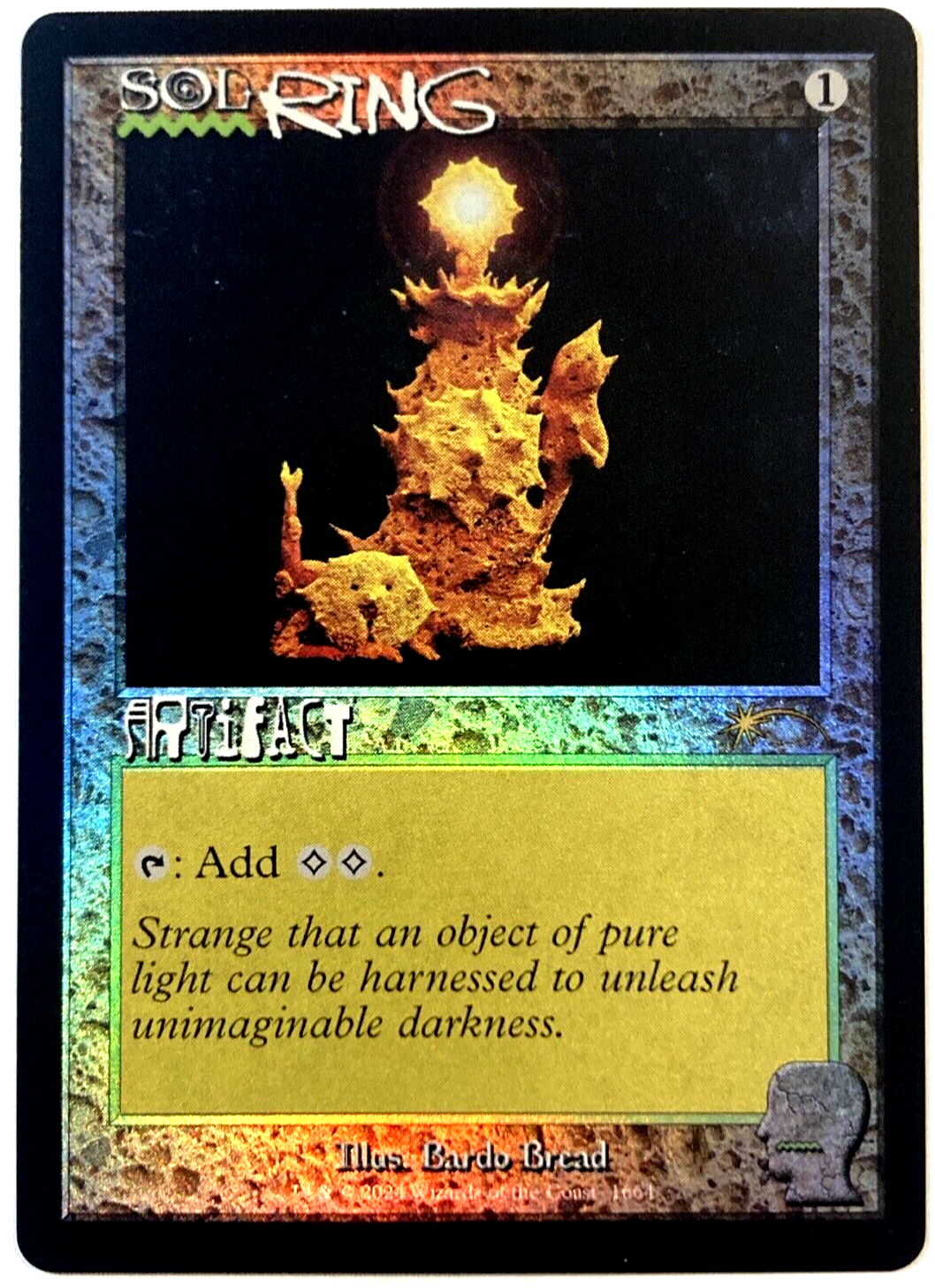 MTG Sol Ring RAINBOW FOIL Secret Lair Brain Dead 1664 NM | eBay MTG Sol Ring RAINBOW FOIL Secret Lair Brain Dead 1664 NM | eBay