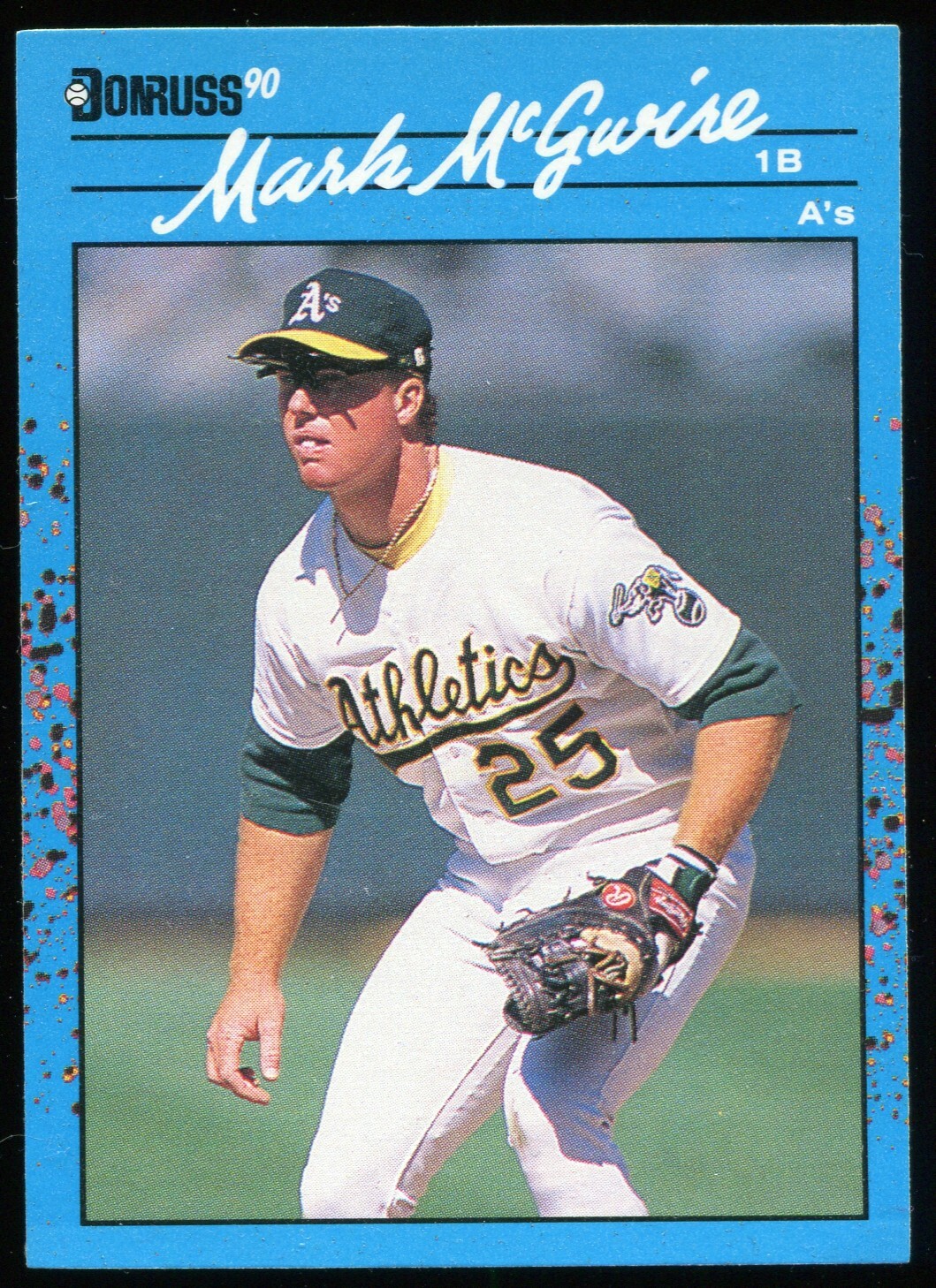 1990 Donruss Baseball MLB RARE Blue #54 Mark McGwire Oakland